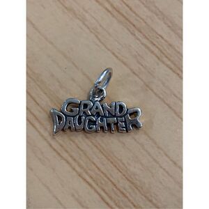 925 Granddaughter Sterling Silver Jewelry Charm